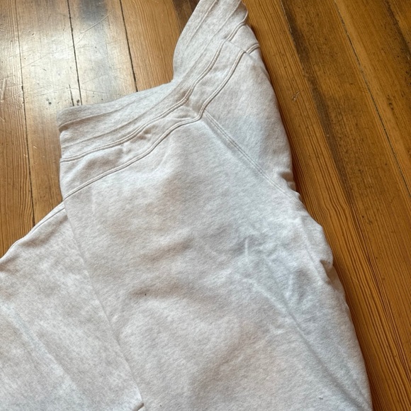 DKNY Wide Leg Sweatpants Lounge Pants Gray White Women’s Small - Picture 3 of 3